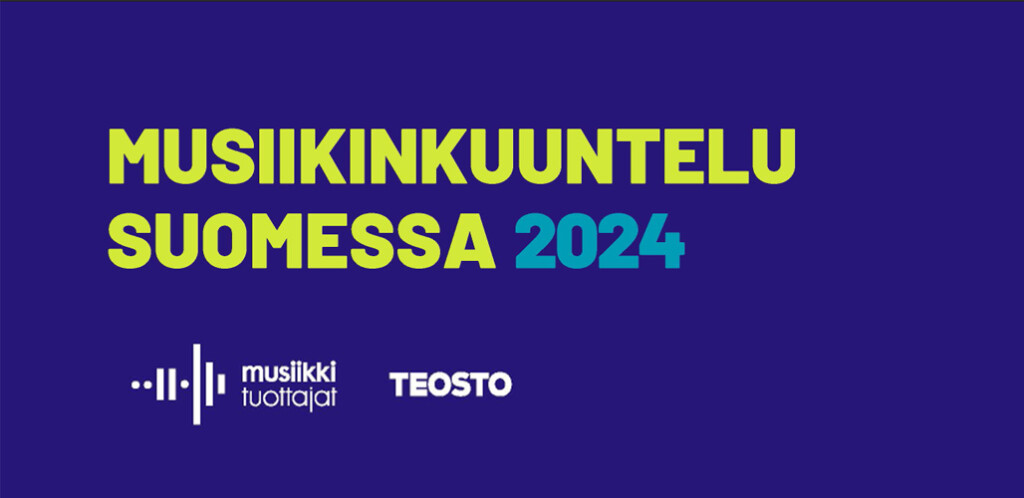 Musiikinkuuntelu Suomessa 2024